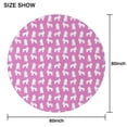 thumbnail image 6 of Cute Cartoon Poodle Dogs Round Tablecloth 60"x60",Wrinkle Wipeable Table Cloth for Kitchen Dining Room Picnic Patio Party, 6 of 6