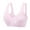 Pink, variant on ,Women's Supportive Front Hook Closure Bras Lift Full Coverage Bras Support Wireless Push up Bra Pink 90C