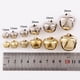 thumbnail image 5 of Cascabeles navideños dorados y blancos de 12, 13, 15, 20, 24 y 28 mm con forma de cruz K para decoración de árboles de Navidad, manualidades y accesorios, 5 of 5