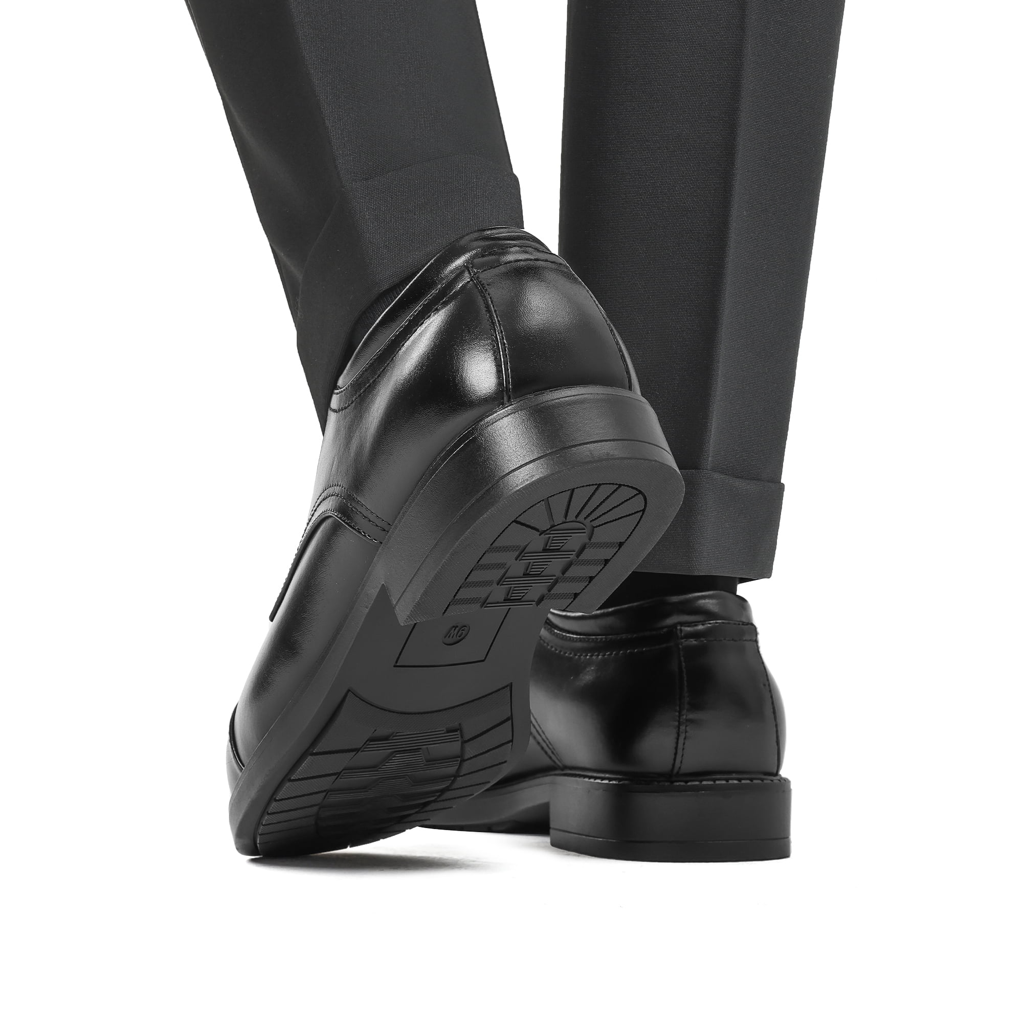 Bruno Marc Men's Oxford Classic Lace Up formal Dress Shoes Downing-01 Black Size 6.5