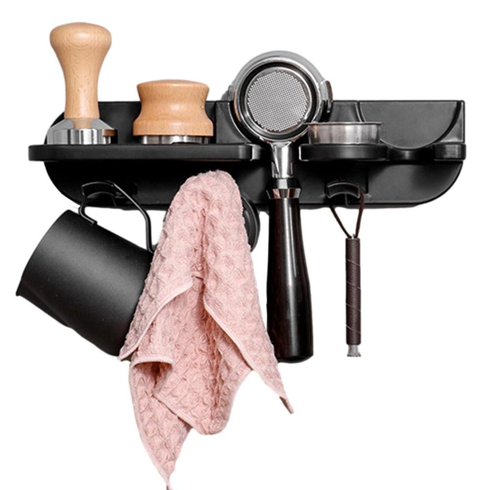 Portafilter Holder Coffee Tools Wall Shelf Space Saving Floating