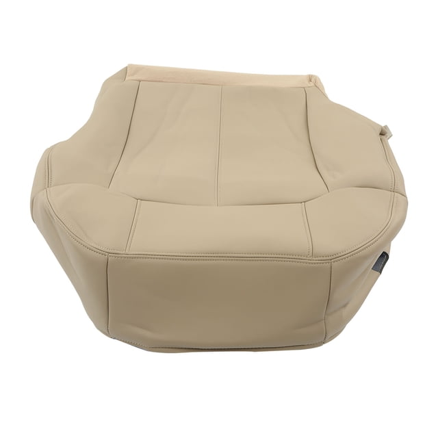 Front Driver Cover, Car Protector Nonslip PU Leather Soft Comfort Easy Clean For Automotive Beige