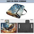 thumbnail image 4 of Uorisanigo American Flag Golf Cart Seat Covers, Bald Eagle Golf Cart Seat Towel Blanket with Storage Pockets Keeps Seats Comfortable and Clean, Fits for EZGO, Club Car, Yamaha and More, 4 of 7