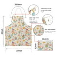 thumbnail image 7 of Fairy Princess Rainbow Pattern Apron-Garden Aprons for Women with Pockets-Cotton Linen Waterproof Kitchen Cooking Gardening Aprons Adjustable for Kitchen,Cooking,BBQ and Salon 33x27 Inch, 7 of 7
