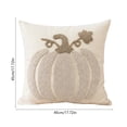 thumbnail image 2 of Halloween Decoration for Home Indoor Outdoor Clearance Under $5.00!Fall Halloween Pumpkin Tufted Throw Pillow Cover Embroidered Decorative Cushion Cover Holiday Couch Sofa Bed Home Decor Pillowcase, 2 of 7