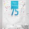 thumbnail image 1 of Party Tapestry, Colorful Rain with Polka Dots Hand Written Celebration Party Theme, Fabric Wall Hanging Decor for Bedroom Living Room Dorm, 5 Sizes, Multicolor, by Ambesonne, 1 of 1