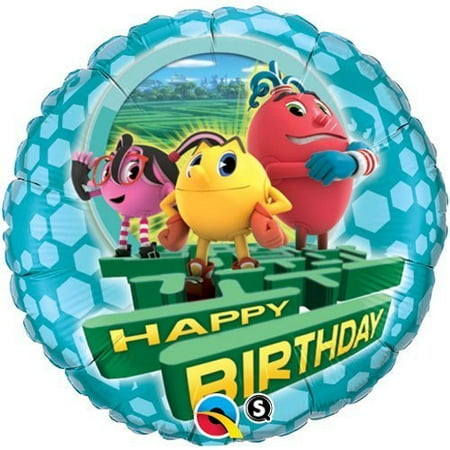 18 Pac Man Birthday Mylar Foil Balloon By Single Source Party