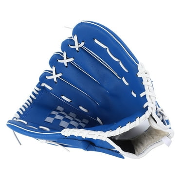 Sports Baseball Glove for Outdoor Training Blue 12.5" Softball Outfield Mitt