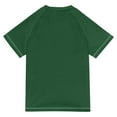 thumbnail image 6 of FORMRS Boys Rash Guard with Short Sleeves UPF 50+ Swim Shirts Sizes 3-12T, Green Checkered Daisy, 6 of 6