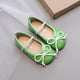 thumbnail image 3 of Zapatos de princesa de charol de piel poco profundos para niñas, zapatos pequeños de cuero con lazo de primavera y otoño, zapatos de suela blanda para niños de color caramelo, 3 of 6
