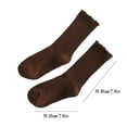 thumbnail image 3 of Outfmvch Running Socks Men Winter Socks for Women Hiking Socks Women High Socks Ankle Compression Socks Knee High Socks for Women Crew Socks Black One Size, 3 of 4