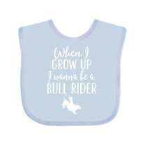 Inktastic Future Bull Rider Rodeo Boys Baby Bib