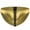 Gold, variant on ZToonmas Men's Faux Leather Thong Briefs Double Zipper Comfort Underwear for Daily Wear