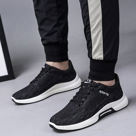 

Gubotare Casual Shoes For Men Men s Tanjun Sneakers Breathable Textile Uppers and Comfortable Lightweight Cushioning Black 9
