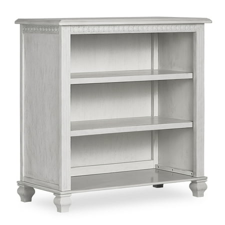 Evolur Madison Mini Hutch/Bookcase, Antique Gray Mist