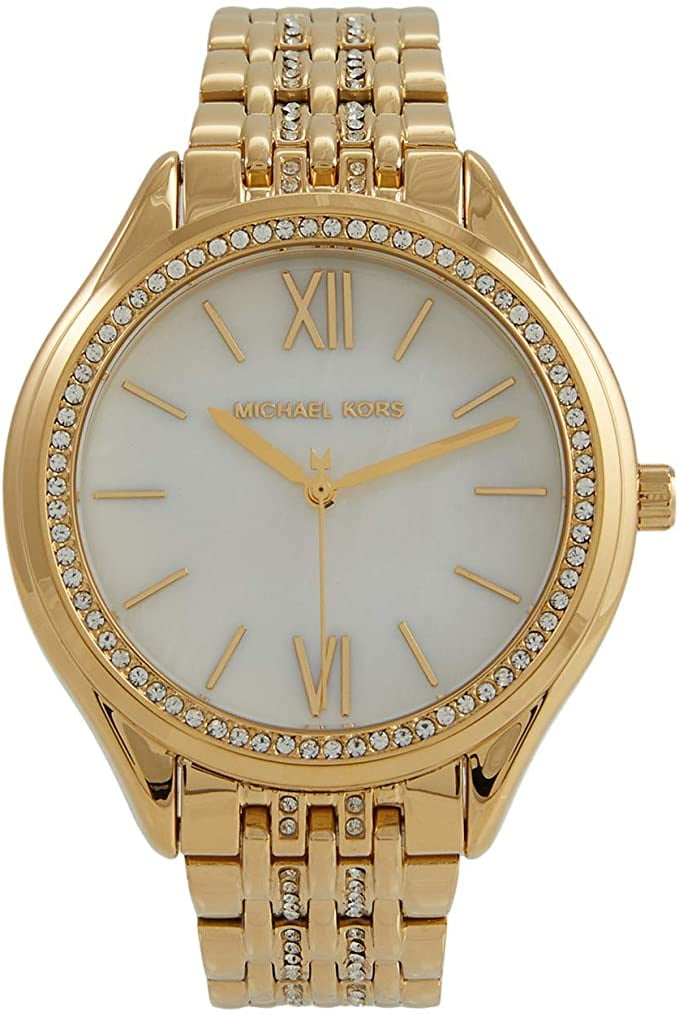 Michael Kors Mindy Ladies Goldtone Stainless Crystal Accents 36mm Watch  MK7078 for sale online  eBay