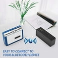 thumbnail image 3 of Bluetooth Cassette Player, Portable Auto Reverse Tape Player Bluetooth Output to Headphone Speaker Walkmen Tape Player with 3.5mm Jack Headphone Speaker USB Cable, 3 of 10