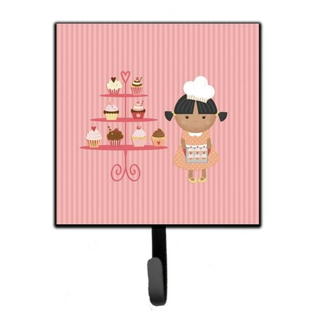 

Cupcake Baker African American Pink Leash or Key Holder