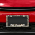 thumbnail image 2 of Minnesota NCAA Golden Gophers Chrome Metal License Plate Frame with Bold Mossy Oak Camouflaged Camo Design, 2 of 4