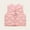 Pink, variant on NAISIBABY Toddler Vest jacket (1-8T), Graphic Buttons Sleeveless Fall Winter Thermal Boys Girls Puffer Coat Green