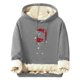 thumbnail image 2 of Sudadera con capucha para hombre, informal, a la moda, con estampado, de manga larga, con bolsillo, de poliéster, 2 of 5
