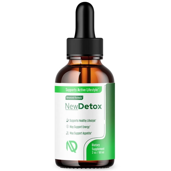 NewDetox Advanced Formula Drops Supporting Your Active Lifesyle Naturally New Detox 30 Servings