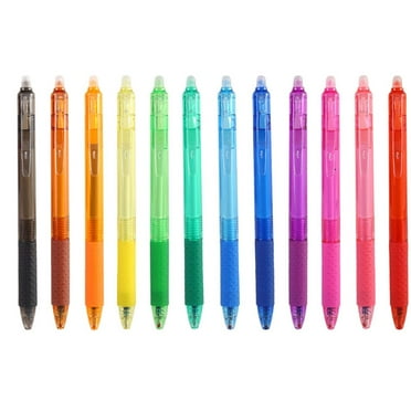 Anckoeil Sales 12PCS Multi-color Erasable Pens Push Pens Erasable Pens Painting Supplies Stationery 10ml