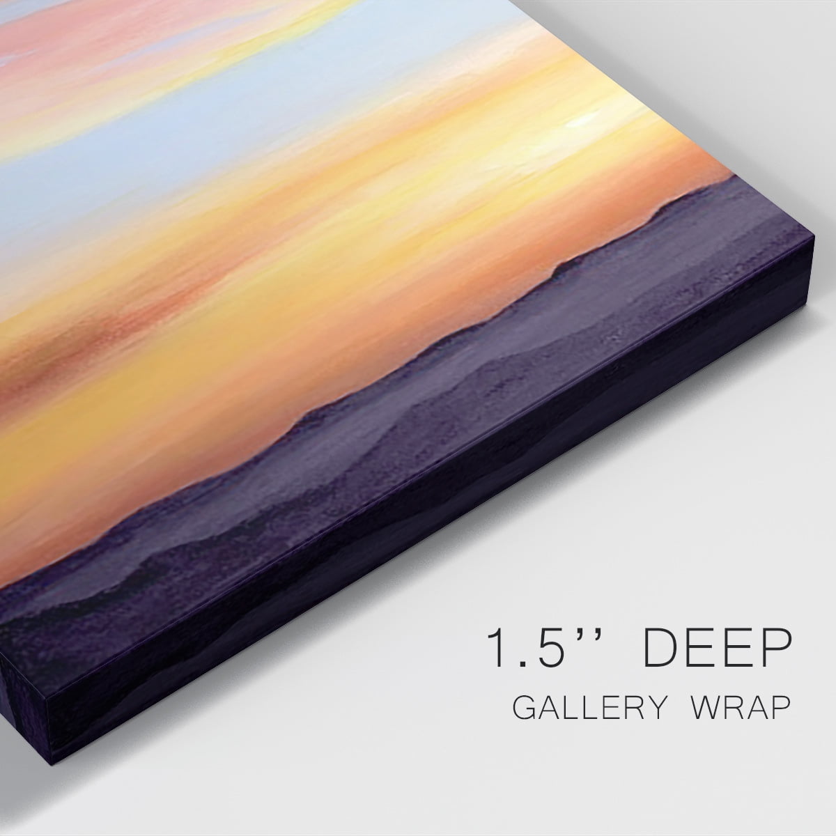 Ignited Dusk I Premium Gallery Wrapped Canvas - Ready to Hang