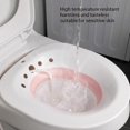 thumbnail image 3 of Inodoro plegable, baño de asiento, bidé, inodoro especial, lavabo, limpieza de caderas, bañera para embarazadas, pacientes con hemorroides, con inodoro, verde, 3 of 5