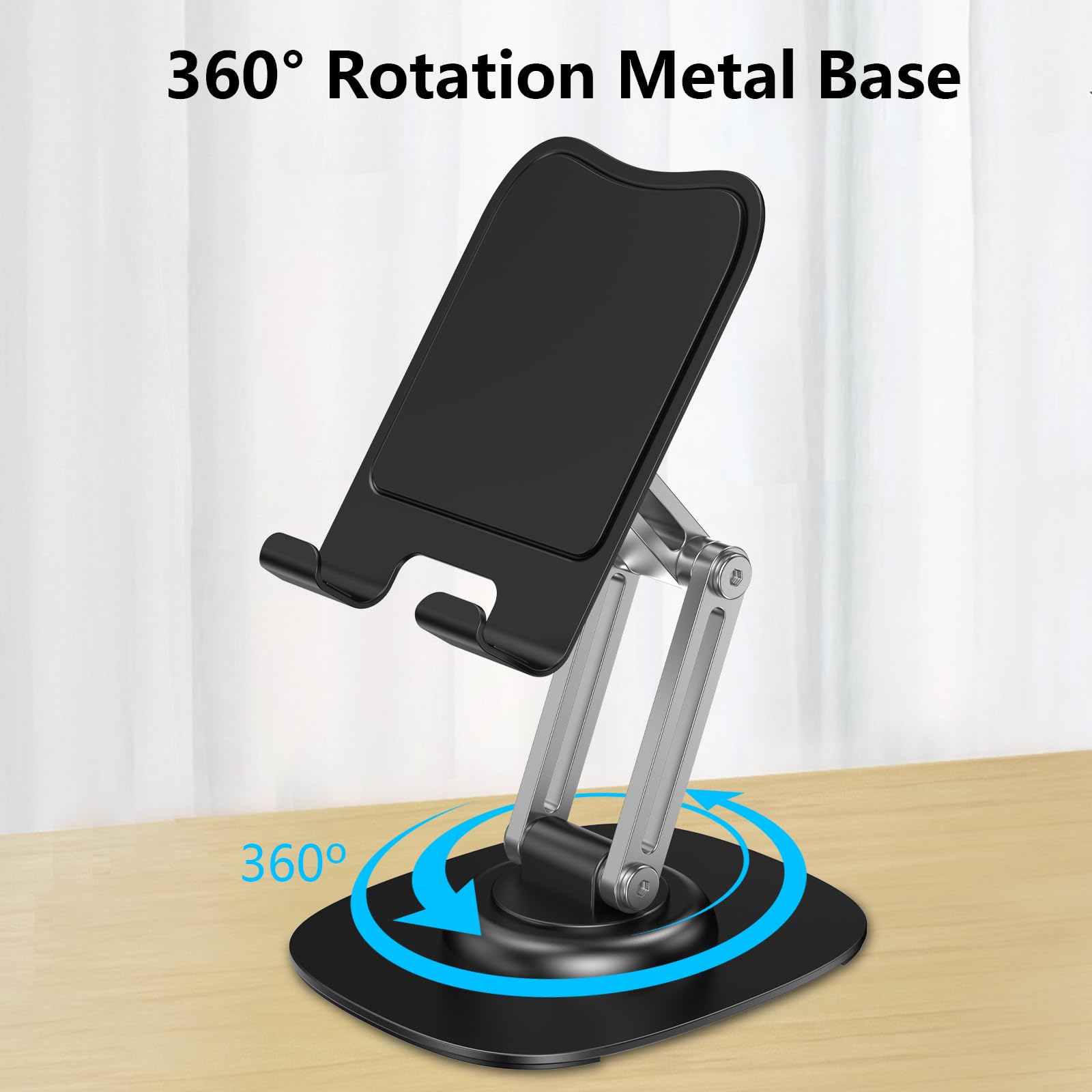 CreaDream 360° Rotatable Cell Phone Stand, Aluminum photo 4