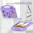 thumbnail image 6 of TECH CIRCLE Tablet PC Case for iPad mini 1/mini 2/mini 3/mini 4/mini 5 7.9-inch,Kids Shockproof EVA Dropproof Impact Resistance Protective Handle Stand Cover,Lightpurple, 6 of 7