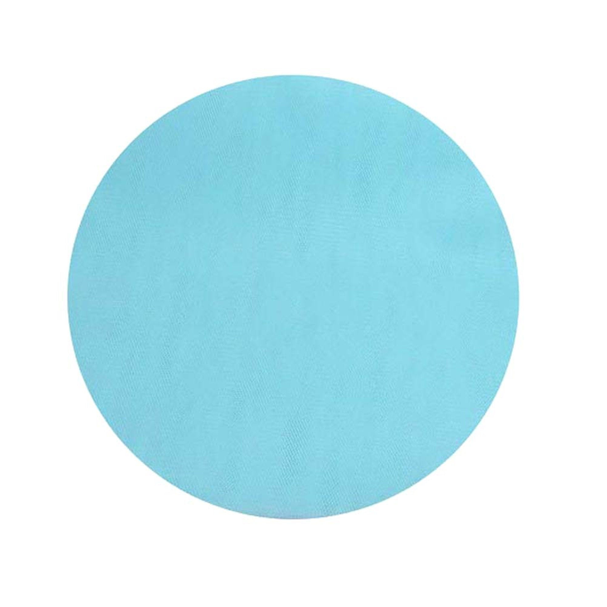 Tulle Circles Light Blue 9 Inch Pack of 25 (gi9intulleltblue