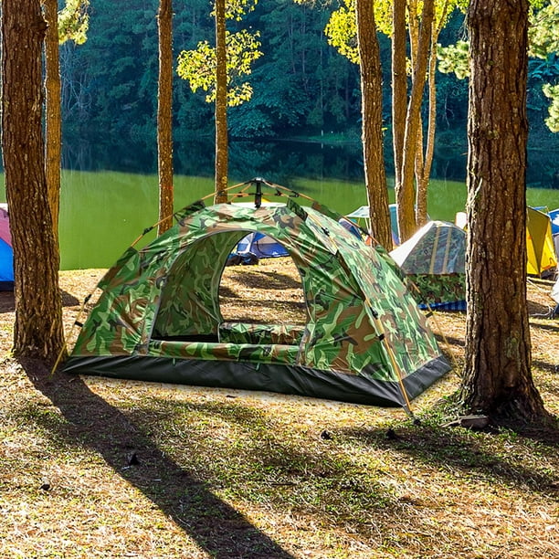 Tente de camping portable monocouche ouverture rapide avec sac de rangement  pliable abris solaires coupe-vent pour camping jardins pique-nique voyage  en plein air 