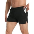 thumbnail image 3 of Hood Crew Men's Workout Shorts Fitness Runing Gym Traning Shorts with Pockets Black XXL, 3 of 6