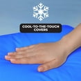 thumbnail image 3 of Fun Pillow® Cool-to-The-Touch Pillowcase, Standard/Queen, Cosmic Blue, 2 Pack  (Pillows Not Included), 3 of 6