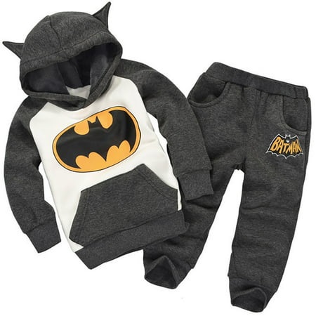 Fancyleo Baby Batman Clothing Sets Children Spring Tracksuits