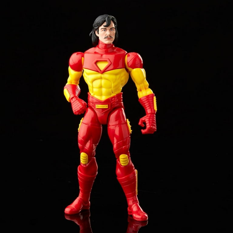 Marvel Legends Retro Iron Man 6” Action Figure, Modular Armor,