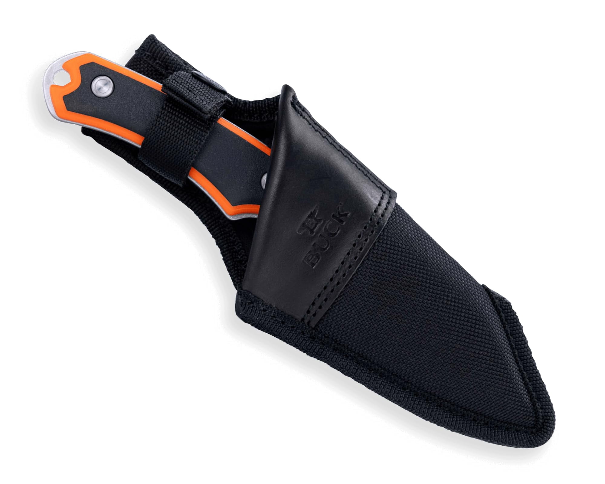 Buck Knives 664 Alpha Hunter Select Fixed Blade Hunting Knife with 420HC Steel, Orange