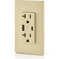 thumbnail image 4 of Leviton T5833-I 20A Tamper Resistant Duplex Outlet with Type A & Type-C USB Chargers, Ivory, 4 of 4
