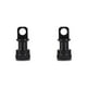 thumbnail image 1 of Greeniant Pedal de bicicleta plegable, hebilla de liberación rápida, adaptador de fijación de modificación de aleación de aluminio, reemplazo de Negro 2piezas Greeniant  CBP329833, 1 of 1