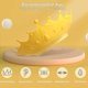 thumbnail image 3 of Juego de 2 gorros de ducha para bebés con forma de corona (amarillo y azul), ajustables para lavar el cabello de los niños y cubrir el gorro de ducha, mascarilla facial para baby shower, talla S, 3 of 5