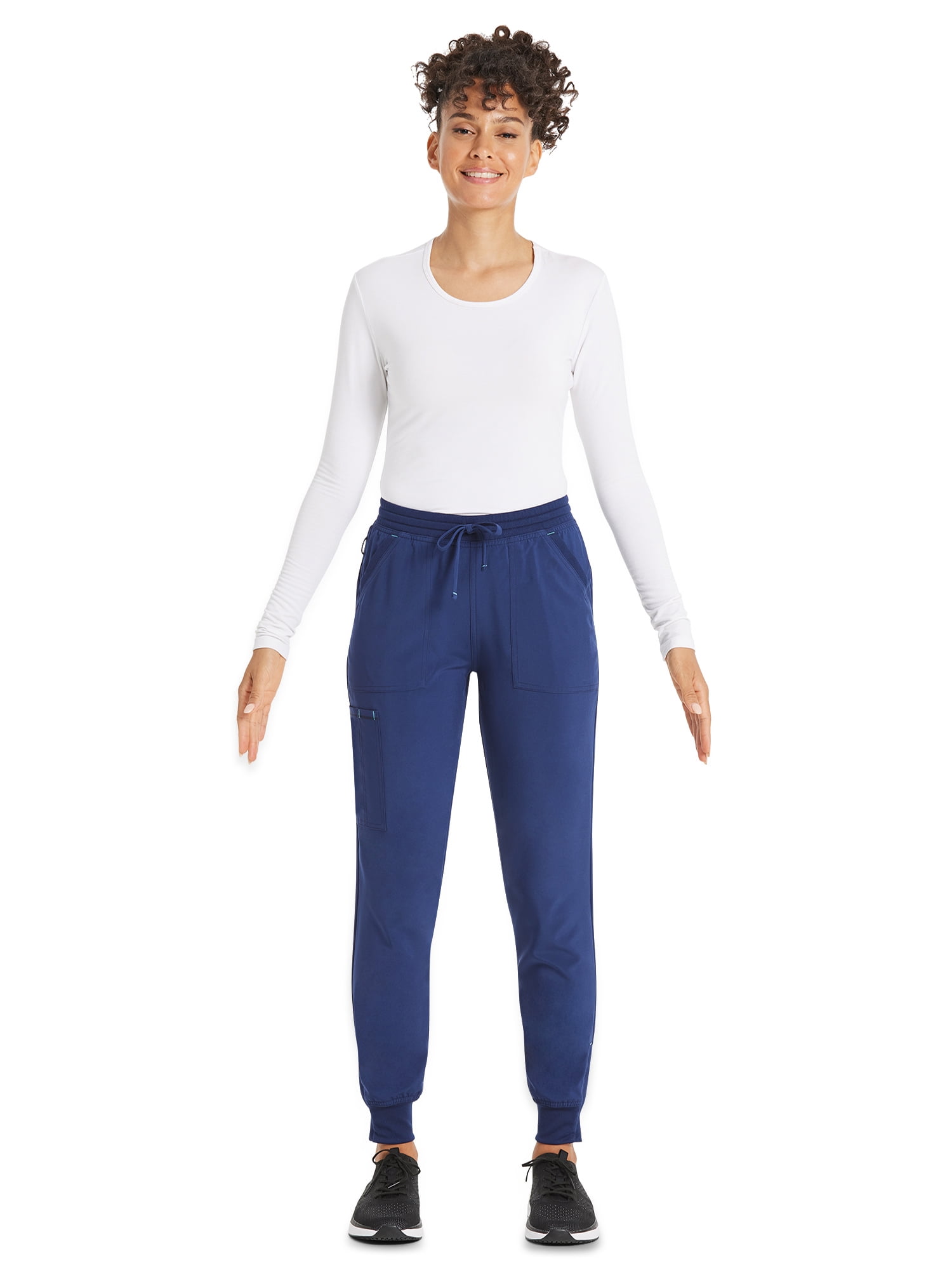 Scrubstar Women's Premium Performance Stretch Drawstring Jogger Cargo Scrub Pant