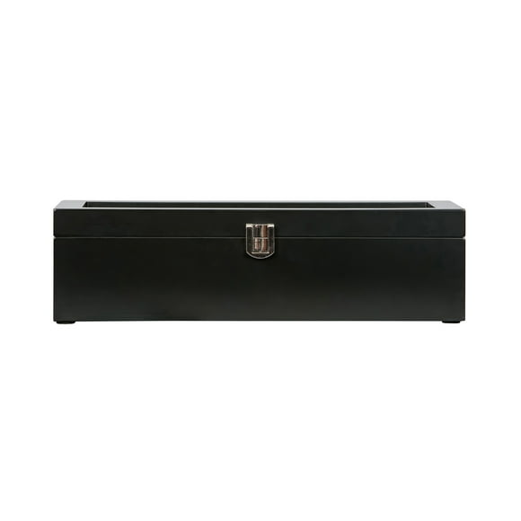 Mele and Co Tate Glass Top Wooden Watch Box
