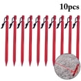 thumbnail image 1 of Bangcool Tent Stake Aluminum Alloy Portable Tent Peg Tent Accessories with String, 1 of 8