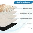 thumbnail image 3 of FORMRS 15"-15.6" Laptop Sleeve Protective Case Soft Carrying Quilted Computer Bag Cover, Gray Seashell, 3 of 7