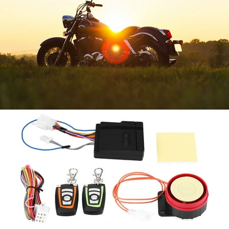 LYUMO Motorcycle Anti-theft System Remote Control Motorcycle Anti-theft Security Alarm (Best Motorcycle Alarm System 2019)