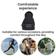 thumbnail image 6 of YHOON Women's Walking Sneakers Lightweight Breathable Slip on Tennis Shoes Casual Fashion Running Sneakers All Black Size 5, 6 of 6