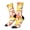 2 Black-2, variant on Snake Pattern Sport Socks for Women and Men Crew Socks Sporty Calf Socks Casual Socks