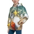 thumbnail image 2 of KLL Unisex Kids Boys Girls Hooded Pocket Pullover Hoodies-Seashell On The Beach, 2 of 5