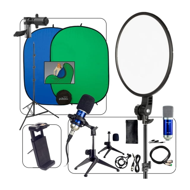 Kit de trabajo desde casa Smith-Victor ProMark con LED Orbit360 Pro